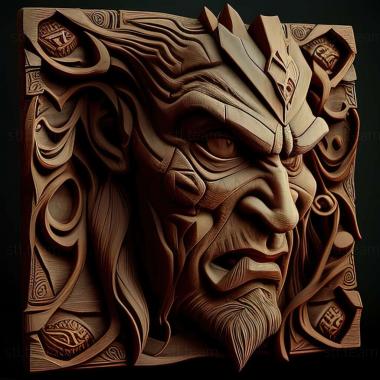 3D model Warcraft II The Dark Saga game (STL)